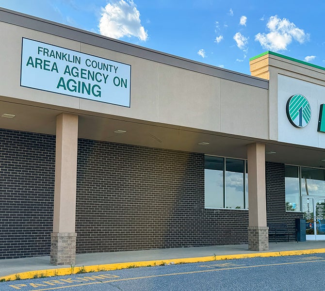 exterior of the Area on Agency on Aging building